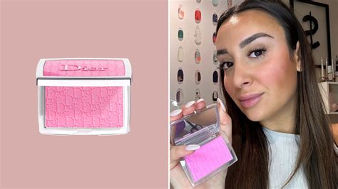 glow dior blush|Dior blush rose cheeks.